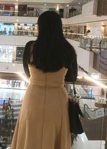Beige Midi Dress