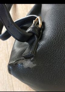 Preloved Faux leather Forever 21 Backpack