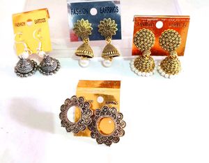 Earrings Jhumka Set