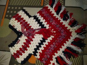 Handmade Crochet dress 0-6 months