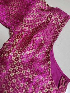 Pink Banaras Blouse