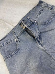Blue Denim Miniskirt