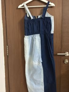 Trendy Denim 2 Shaded Long Dungree