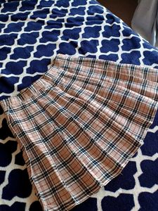 Plaid Mini Skirt