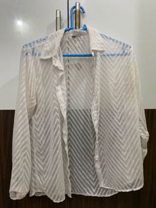Sheer White Shirt