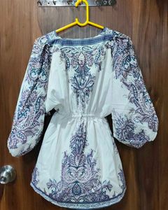 Paisley Print Blouse