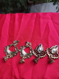 combo offer Elegant Jhumka Earring Set