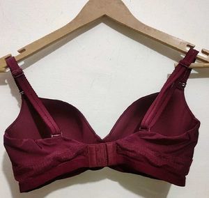 Burdundy Color 34 Bust Bra &amp; 32 Waist Panty Set