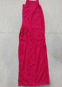 Straight Kurta Suit Set With Embroidered Yoke
