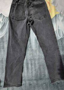 Khaki Cargo Pants With Gray Jean