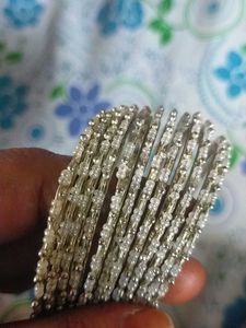 Silver Bangle Set