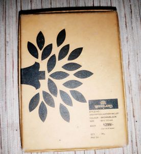 WOODLAND Men Brown Genuine Leather Wallet