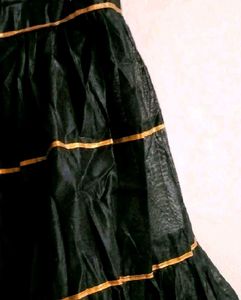 Black Flared Garara