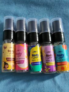 5 Pcs Plum Mini Body Mist
