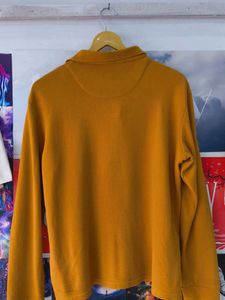 Vintage Mustard Long Sleeve Polo