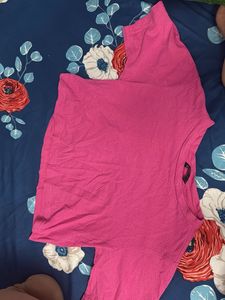 Zudio Hot Pink Crop