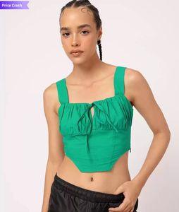 Tie-up Corset Style Crop Top