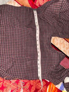 Checkered Casual Top