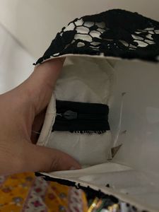 Pintrest Black Lace Mini Dress