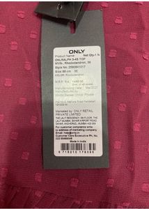 JDY BY ONLYSwiss-Dot Peplum Top