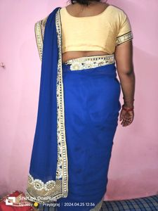 Blue Saree