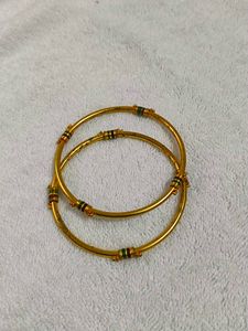 Elegant Gold-Plated Bangles