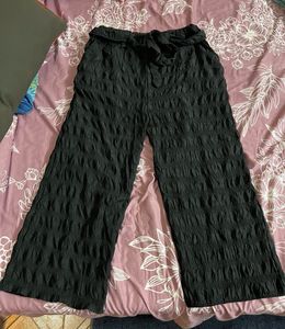 Black Textured Co-ord Set