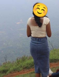 Denim Skirt and top combo