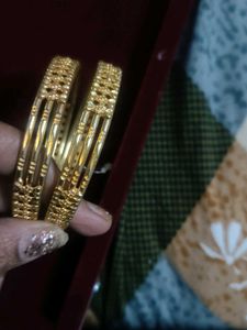 Golden kanganSetpolish kabhi nahin jayegi gold loo