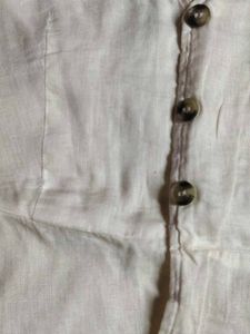 H&amp;M White Peplum Top