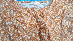 Floral Print Peplum Top