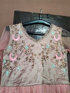 Pink Embellished Gown