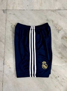 ADIDAS REAL MADRID NAVY BLUE 3 STRIPES SHORTS
