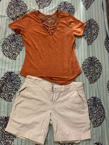 COMBO of Shorts And Top