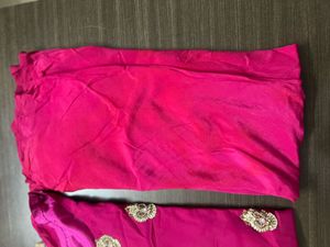 Pink Embroidered Kurta Set