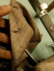 Elegant Beige &amp; Brown Gown