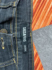 Unique Graphic Print Denim Jeans