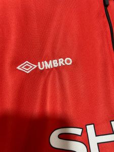 Beckham 1999 with Zip Man utd football jersey