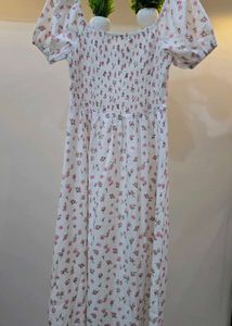 Floral Print Midi Dress