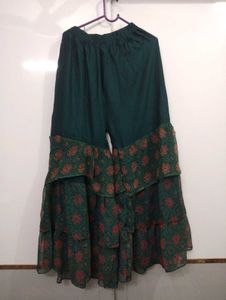 Beautiful Embroidered Sharara Three Piece Set