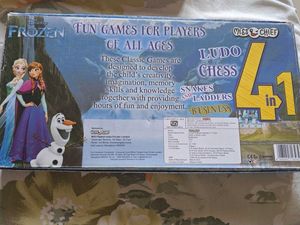 4-in-1 Board Game Frozen Theme