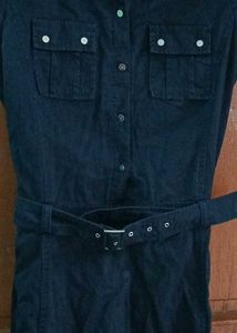 Dark Blue Shirt with Pockets
