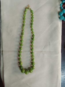 colourful beaded necklace