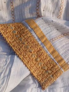 Elegant White Ethnic Kurta set