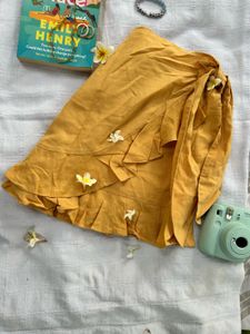 Ruffle Wrap Skirt