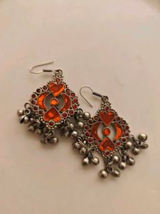 Vintage Afghani Earrings Pair