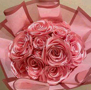 Handmade Ribbon Flowers-(Gifts Item)