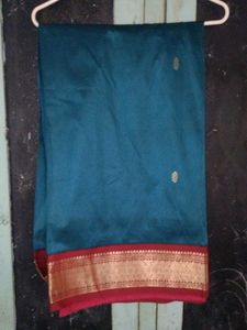 Elegant Teal Saree