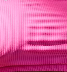 Ribbed Pink Crop Top