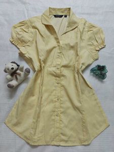 🆕 Allen Solly Yellow Formal Shirt
